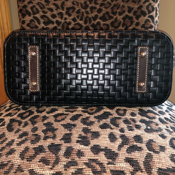 Dooney & Bourke Woven Leather Handbag - Picture 3 of 10
